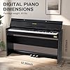 Top Digital Pianos with the Best Acoustic Piano Feel 47 AODSK 88-Key Weighted Hammer Action Digital Piano with Speakers,Furniture Stand and Triple Pedals,Beginner's Course - B-85 #4