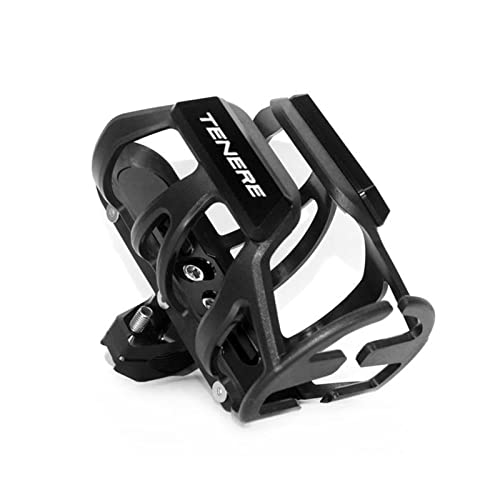 Für Yamaha TENERE XT660Z TENERE Xt660z CNC Motorrad Lenker Stoßstange Getränkehalter Getränkehalter(SCHWARZ)