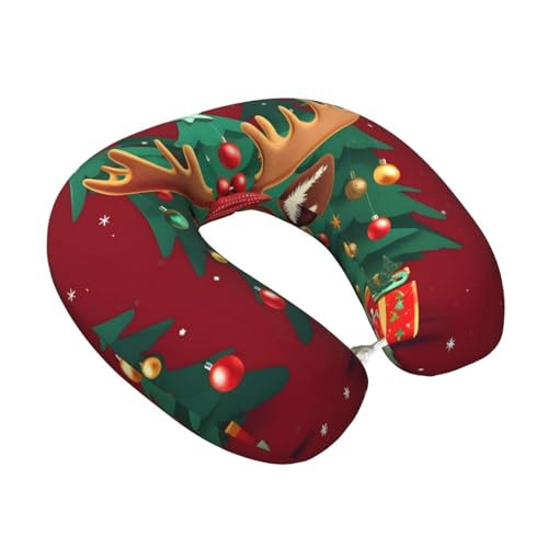 Almohada de poliéster negra ajustable para cuello miniatura 2