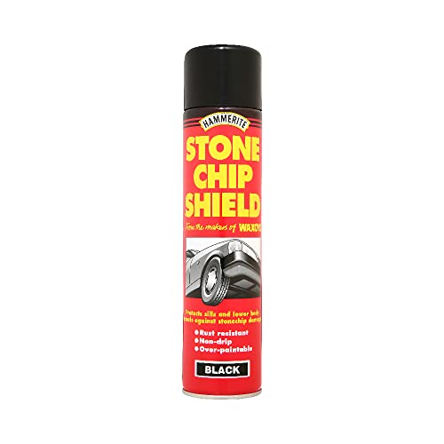 Hammerite Stone Chip Shield Underseal Spray, Black, 600ml