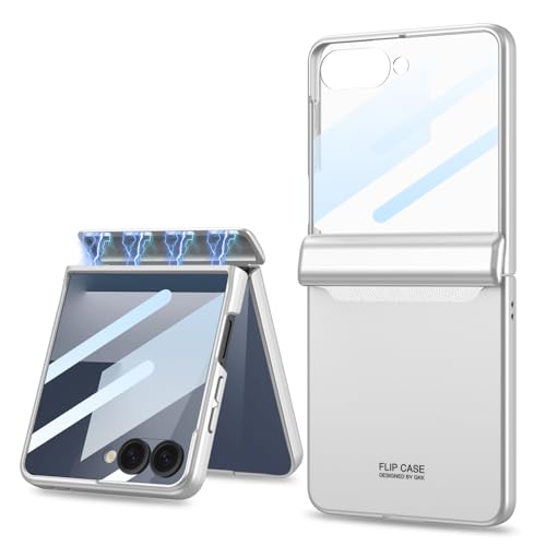 Coque antichoc Galaxy Z Flip 7 avec verre HD intégré et charge sans fil