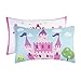 EVERYDAY KIDS 4 Piece Toddler Bedding Set -Princess Storyland- Includes Comforter, Flat Sheet, Fitted Sheet and Reversible Pillowcase