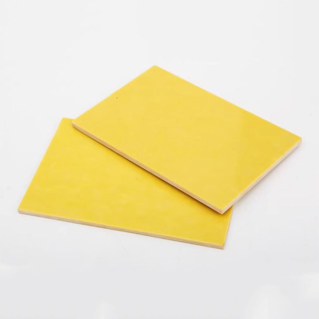 Fiberglass Sheet, 10pcs 3240 Epoxy Resin Insulation Board for Battery Pack, 3240 Thin Fiberglass Board High Temperature Resistant Board(100*100mm*0.3mm)