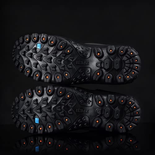 Image of Men's Waterproof Hiking Boots Mid Height Outdoor Shoes