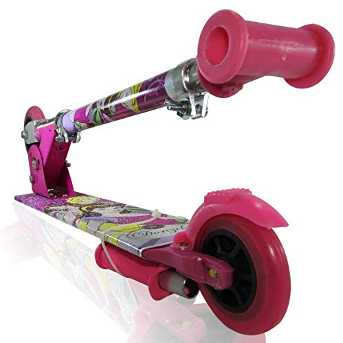 Patinete Infantil Menina Donzelas Color Dobrável Reforçado 50 kg Certificado INMETRO
