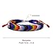 LAMIBEE Progress Pride Bracelet, LGBT Pride, LGBTQ+ Proud Love Tibetan Wrist Wrap Bracelet, Surfer String Amulet and Boho Rope Protection Bracelet for Women, Men, Him and Her (Progress)