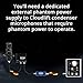blucoil Cloud Microphones CL-1 Cloud Lifter 1-Channel Mic Activator - Feedback Reducer Bundle with 10-FT Balanced XLR Cable, and 5-Pack of Cable Ties