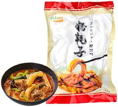 【冷凍】日本生産 Allnet 粉耗子 ブンモジャ500g×5袋 餅春雨 トッポギ 中国タンミョン 中国風の春雨 韓国 ユーチューバー YouTuber 極人気 中国タンミョン 火鍋　春雨 中国春雨 しゃぶしゃぶ bunmoza　トッポッキ