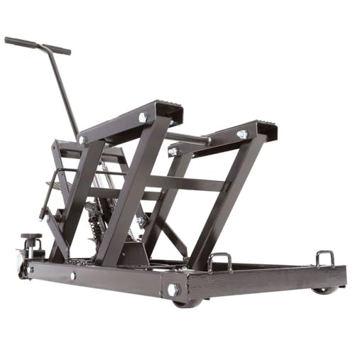 Black Widow Motorcycle and ATV Lift Jack Stand, Hydraulic Operation