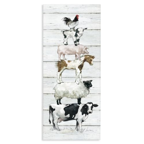 Stupell Industries 'Country Farm Animal Stack'| Canvas Art