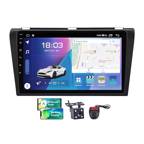 Autoradio Android 13 doté d'un grand écran tactile 9 pouces