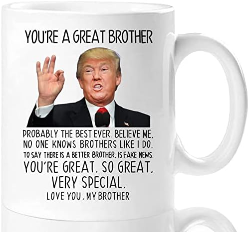 gifts for brother - Aurahouse You're A Great Brother mug white 11oz