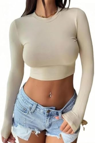 Dames ronde hals T-shirts - T-shirt plein Dames ronde hals T-shirts - T-shirt plein