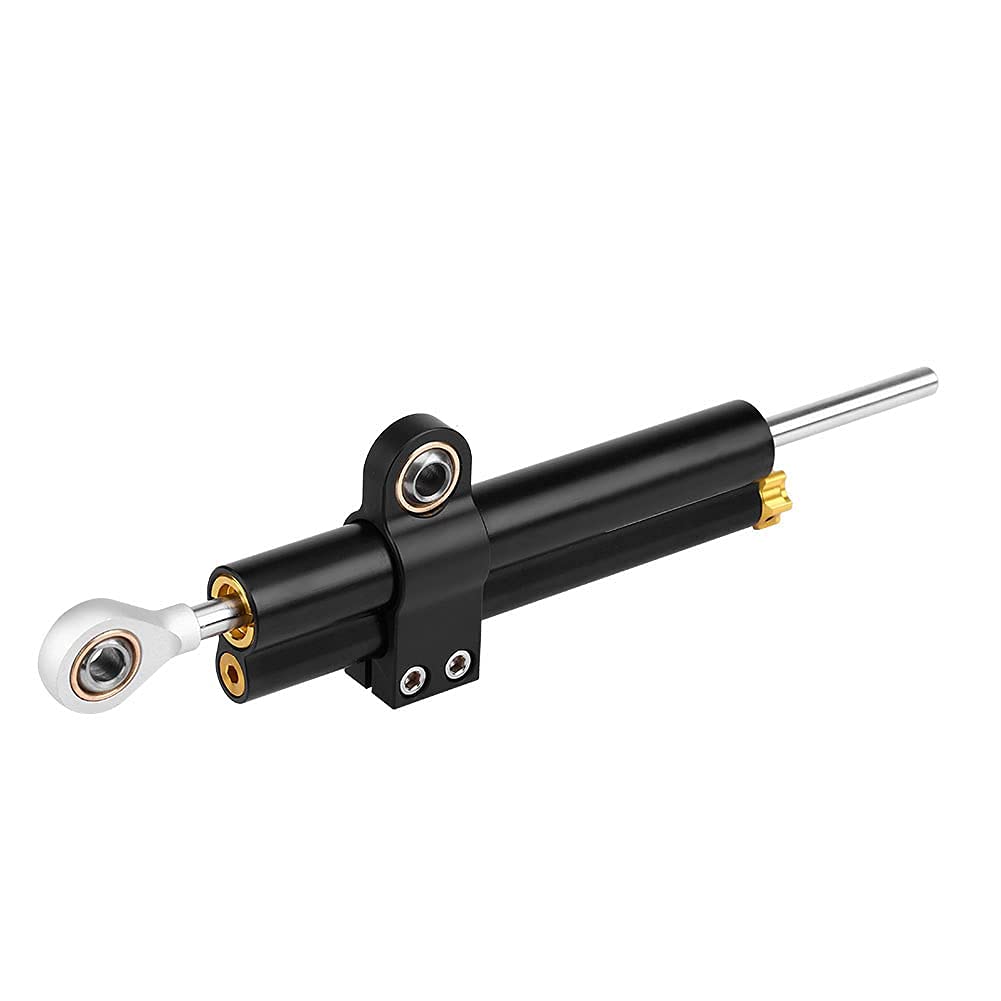 EBTOOLS Universal Motocicleta CNC Ajustable Amortiguador de Dirección Estabilizador Soporte de Montaje Soporte