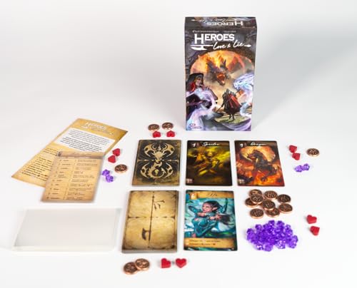 Blackrock Games Heros Love to Live Jeu de Cartes et de Bluff Jeu d'ambiance Tactique pour 2 à 5 Joueurs dès déduction rôle caché réflexion identité secrète Unfriendly Games - vue 2