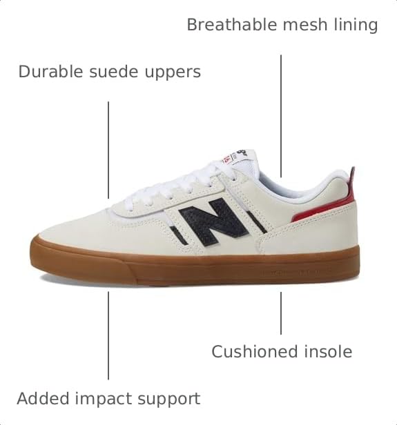 Image of New Balance Unisex Adult Numeric 306 V1 Skateboarding Shoes
