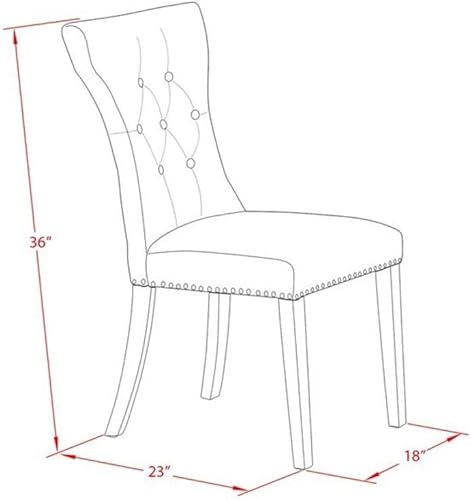 Miniatura 6 de East West Furniture LAGA9-78-03 Dining Table Set, XLarge