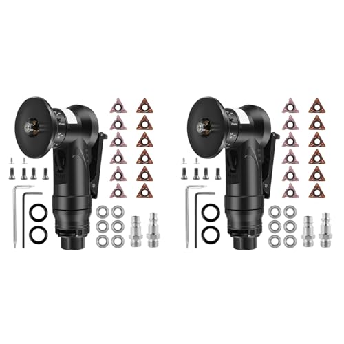 Bloepum 2X Pneumatic Chamfering Tool, 45 Degree Metal Deburring Trimming Chamfering Machine