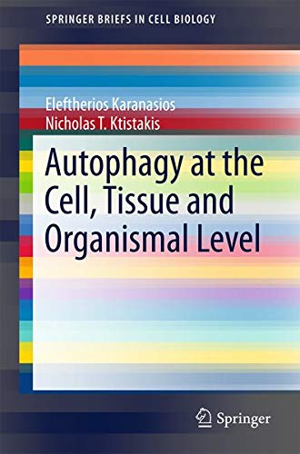Buy Autophagy at the Cell, Tissue and Organismal Level — BookShops.in