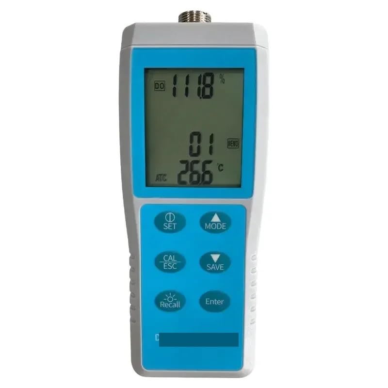 Portable Dissolved Oxygen Meter for Measuring The Oxygen Content and Dissolved Oxygen in Aquaculture Water in Fish Ponds