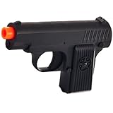 Whetstone G.11 Zinc Alloy Shell Airsoft Pistol, Black