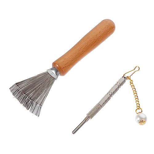 CIYODO Floral Cleaner Set Needle Straightener Frog Rake for Practical Flower Straighter Tool Sturdy Easy to Grip