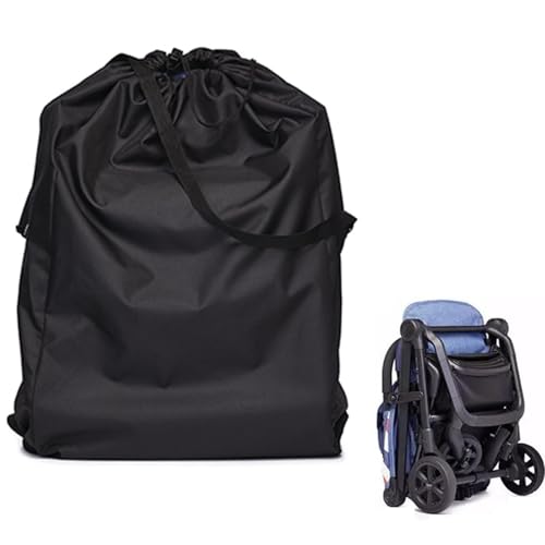 QXCFTW Stroller Travel Bag for Airplane - Durable Pushchair Storage Cover for Transport & Home Use, Universal Fit Pram Protection Bag for Baby Carriage and Strollers