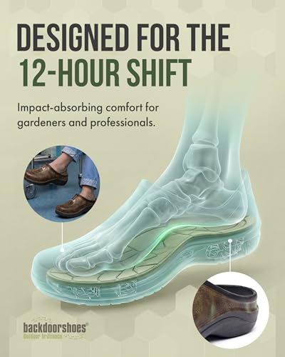 Image of Backdoorshoes Waterproof Premium Garden Clog Shoes for Women with Arch Support