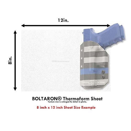 Image of BOLTARON Thermoform Sheet - (Haircell /Smooth) - (.080 Thickness) - (8in x 12in) - (Blizzard White) - (2 Sheets)