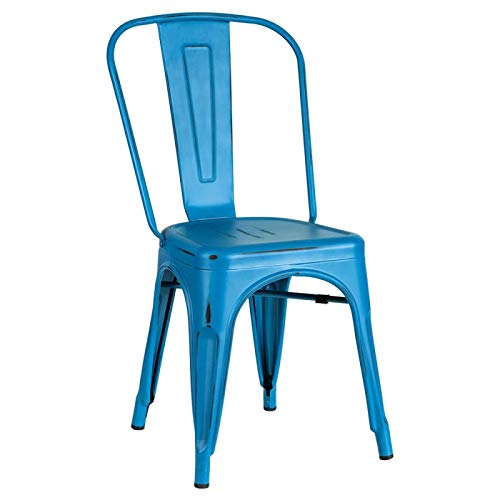 Regalos Miguel - Sillas Comedor - Silla Torix Vintage - Azul Vintage - Envío Desde España