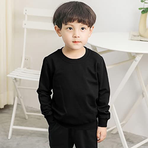 Boys Crewneck Pullover Sweatshirts Toddler Kids Casual Long Sleeve School Shirts Cotton Soft Stretchy Sweatshirt4
