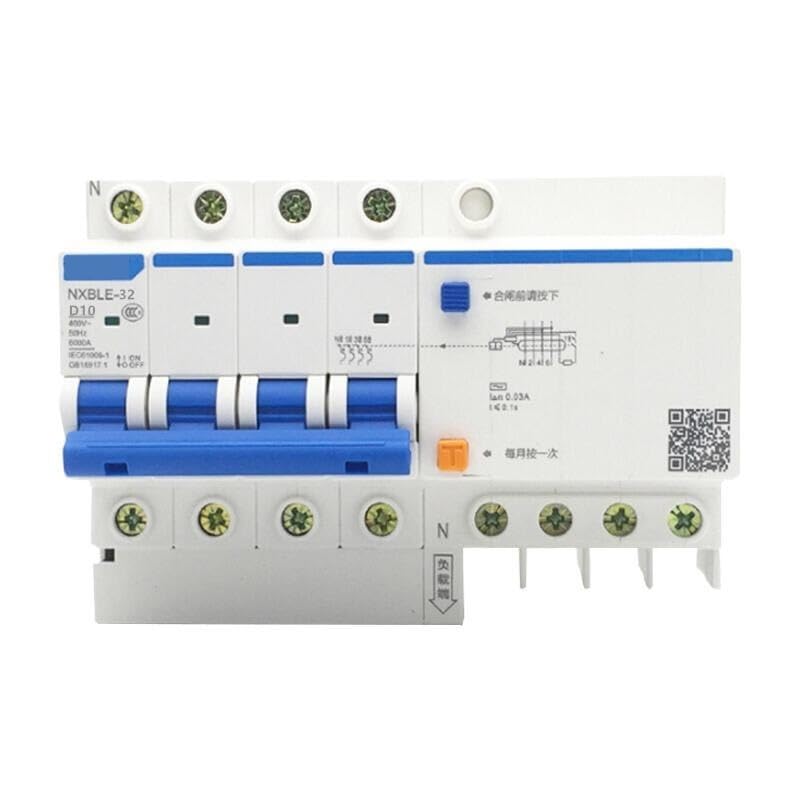 残留電流作動型遮断器; NXBLE-32 4P D10 30mA 6kA