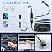 Handy Endoskopkamera USB Endoskop Kamera:1920P HD Dual Lens inspektionskamera mit licht for iPhone...