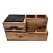 Luxshiny - Supporto per parrucchiere, in legno, per parrucchieri, parrucchieri, pettini, desktop, scrivania, accessori per salone, ufficio, casa immagine