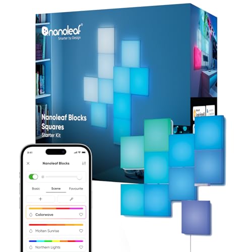 Nanoleaf Blocks Starter Kit (10 Panels, große Paneele)