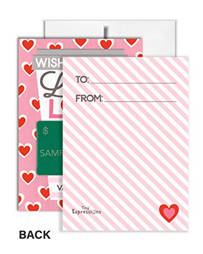 Tiny Expressions Coffee Gift Card Holders With White Envelopes (4 Valentine Card Holders) #TOP3