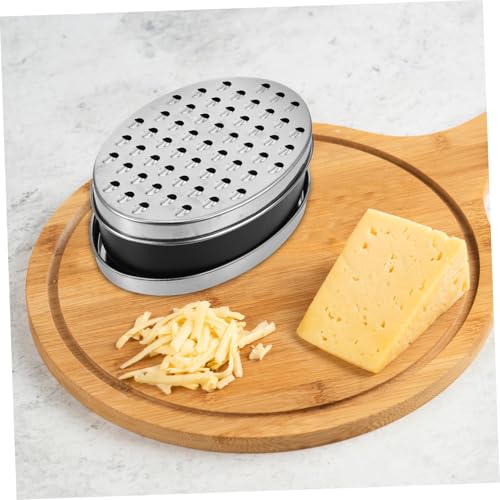 Set de ralladores de acero inoxidable con contenedor plástico miniatura 6