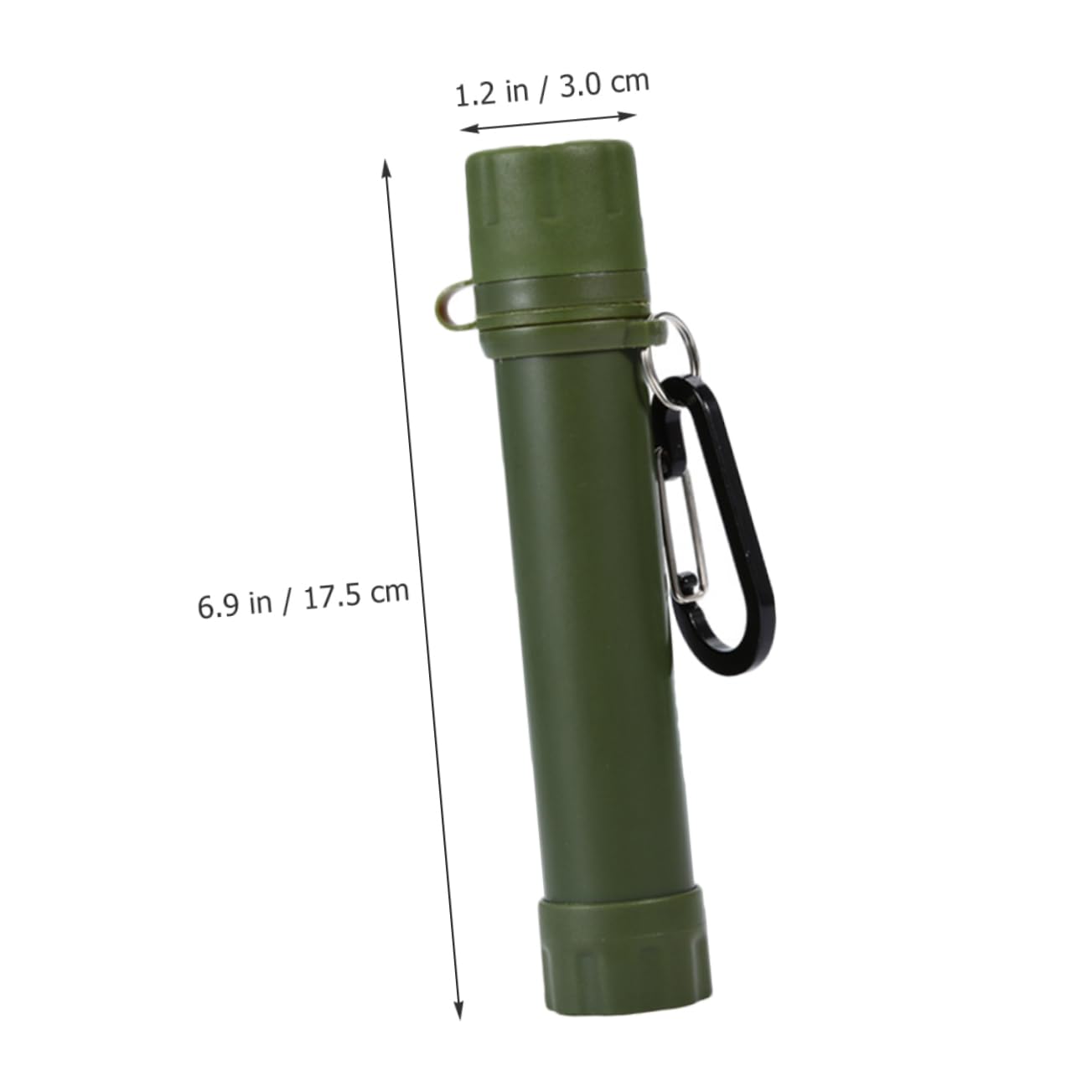 YARNOW 3pezzi Purificatore Portatile Per Esterne Cannuccia Filtrante Per Trekking e Emergenze Filtrazione Impurità e Sedimenti Strumento Sopravvivenza