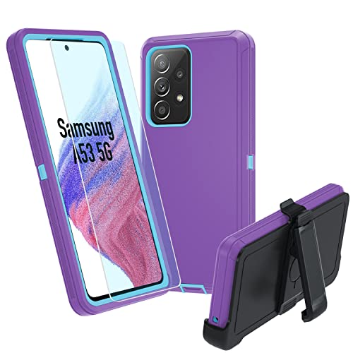 Coque Samsung A53 5G antichoc et intégrale pour une protection violette optimale
