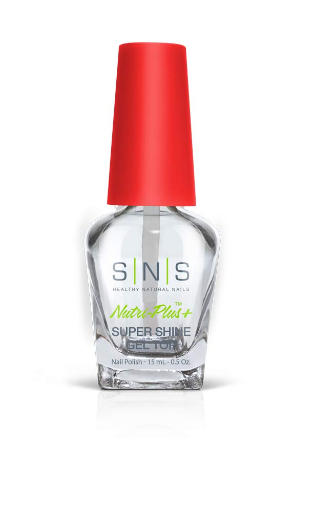 SNS Gel Top Coat Nail Polish for Nail Dip Powder, Gel Top