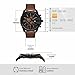 Diesel Men's Mega Chief Slim Chronograph Brown Leather Watch (Model: DZ4692)