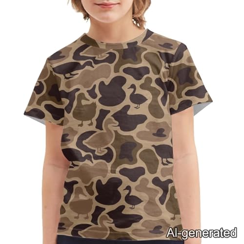 Image of Renewold Kids Novelty T-Shirt for Girls Boys Short Sleeve Crewneck Summer Tee Soft Breathable Graphic Shirt for Age 2-16