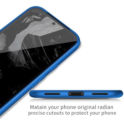 Image of X-level for Pixel 8A Case, Slim Fit Ultra-Thin Soft Flexible TPU Light Cases [Guardian Series] Anti-Slip Matte Finish Coating Silky Touch Protective Phone Back Cover for Pixel 8A -Blue
