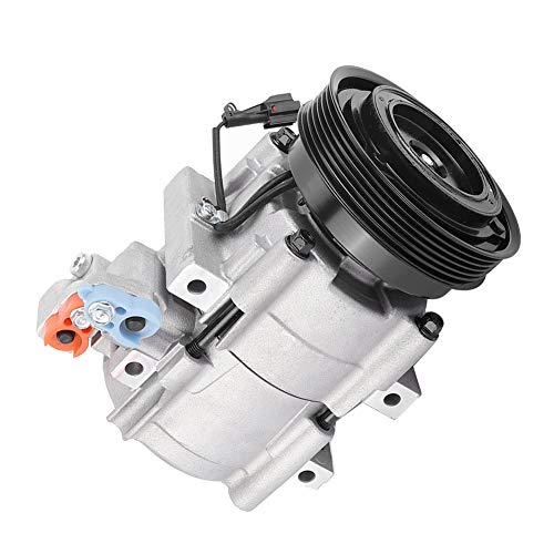AC Compressor, Durable Air Conditioning Compressor for Hyundai Santa Fe V-6 2.7L 2001-2006 Vehicle Replacement Accessories Easy to Install 5512440 CO 10957SC