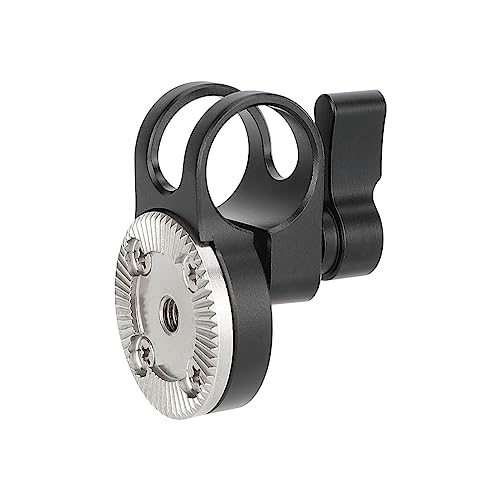 Image of CAMVATE 19mm Rod Clamp with ARRI-Style Rosette (Black)