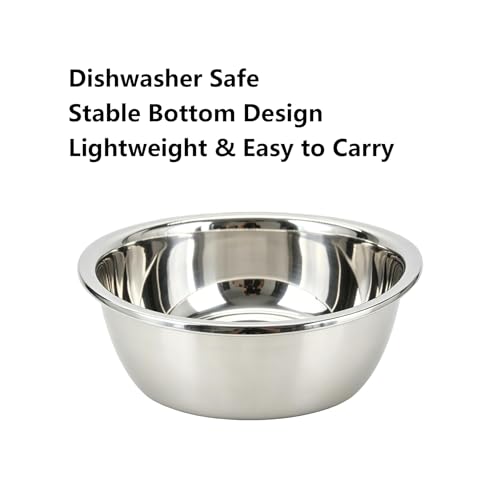 Bowls de acero inoxidable para mezclar 6 piezas miniatura 6