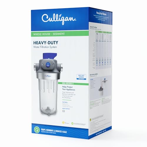 Culligan WHHD200C Whole House Water Filter System 1” Inlet/Outlet
