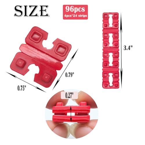 Image of 96PCS Switch and Receptacle Spacers, Outlet Spacers for Loose Outlet Plug Fix, Electric Wall Switch - Receptacle Extenders,Stackable Spaceranda and Sockets Plugs Washer Screws.