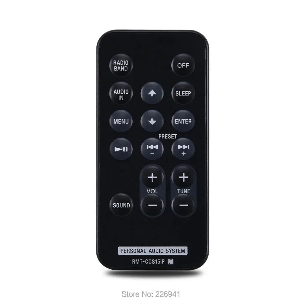 Télécommande PZL RMT-CCS15ip pilotez votre radio-réveil Sony ICF-DS15IPN du lit