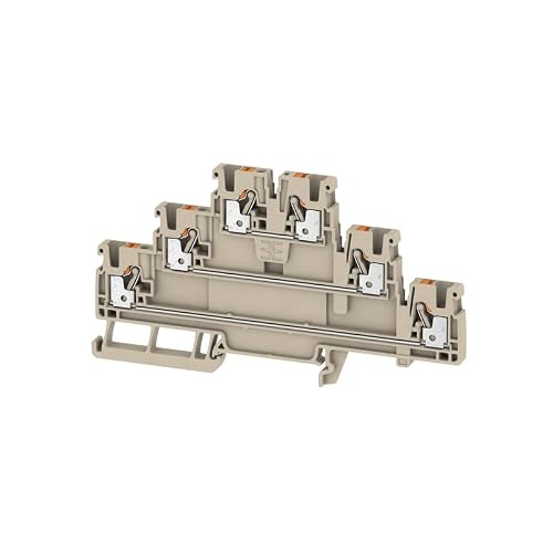 Weidmüller Dreistock-Durchgangsklemme A3T 2.5 2428510000 Beige 50St.